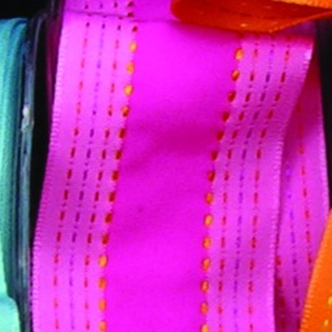 The Ribbon People Pink Woven Lines Wired Craft Ribbon 1.5" x 27 Yards